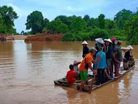 Vỡ đập thủy điện ở Lào: Nước lũ rút dần, công tác cứu hộ vẫn đang tiến hành khẩn trương