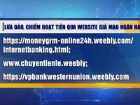 Cảnh báo lừa đảo, chiếm đoạt tiền qua website giả mạo ngân hàng