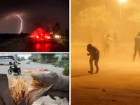 India storms killed at least 70 people