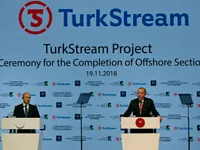 Russian President attends Istanbul ceremony for Turkish stream pipeline