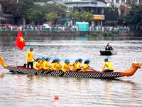 Hanoi open dragon boat race 2019 kicks off