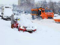 Tuyết rơi dày ở Moscow, Nga