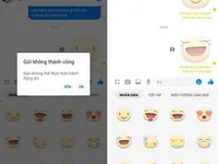 Facebook Messenger mắc lỗi lạ khiến người dùng không thể gửi sticker