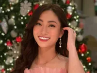 Lương Thùy Linh diện đầm hồng ấn tượng chào sân Miss World 2019