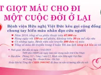 Bệnh viện Hữu nghị Việt Đức một lần nữa kêu gọi hiến máu cứu người