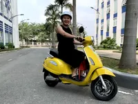 Ra mắt xe máy điện ứng dụng công nghệ 4.0 của người Việt