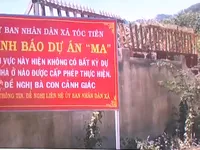 Nhiều dự án ma xuất hiện, chính quyền  treo bảng cảnh báo lừa đảo đất nền