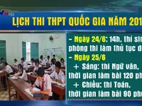 Lịch thi chính thức kỳ thi THPT Quốc gia năm 2019