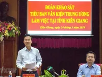 Tiểu ban văn kiện Đại hội XIII làm việc tại Kiên Giang