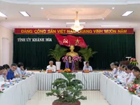 Tiểu ban văn kiện Đại hội XIII làm việc tại Khánh Hòa