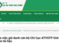 Nghệ An: Giả danh cán bộ Chi Cục ATVSTP để bán tài liệu