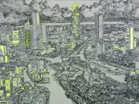 Ông Tây vẽ Sài Gòn TP.HCM bằng kỹ thuật Pen & Ink