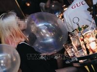 Xử lý Bar Ball kinh doanh bóng cười công khai tại phố cổ Hà Nội