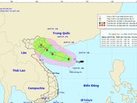 Áp thấp nhiệt đới mạnh thành bão, cách Quảng Ninh - Hải Phòng 500km