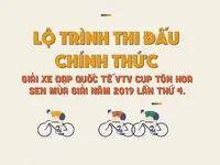 [Infographic] Lộ trình 8 chặng của Giải xe đạp quốc tế VTV Cúp 2019