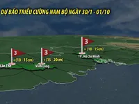 Nhiều tỉnh, thành Nam Bộ ngập lụt vì triều cường vào mùa cao điểm