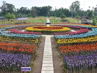 Thành phố Lamitan biến rác thải nhựa thành hoa tulip