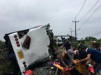 Xe khách va chạm tàu hỏa tại Thái Lan, ít nhất 17 người thiệt mạng