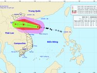 Bão số 7 sẽ đổ bộ Bắc Bộ và Bắc Trung Bộ vào chiều 14/10
