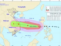 Bão số 9 đi vào đất liền từ Đà Nẵng đến Phú Yên trong 24 đến 48 giờ tới