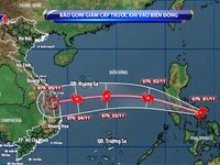 Siêu bão Goni giảm cấp 15 trước khi vào Biển Đông, Bắc Bộ đón không khí lạnh tăng cường