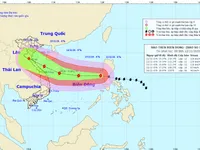 Bão Vamco vào Biển Đông trở thành cơn bão số 13, sức gió giật cấp 15