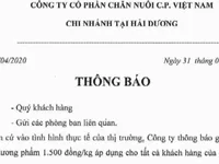 Doanh nghiệp cung ứng thịt lợn có tín hiệu giảm giá