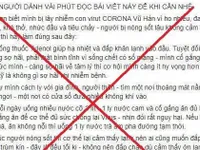 Phạt 12,5 triệu đồng nam thanh niên đăng tin chữa COVID-19 sai sự thật