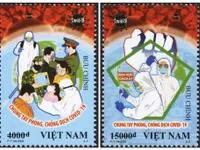 Phát hành bộ tem ""Chung tay phòng, chống dịch COVID-19""