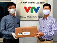 Hàng nghìn chai gel rửa tay khô Sanaryl bảo vệ cán bộ, nhân viên VTV khỏi COVID-19