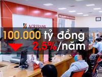 Thêm 100.000 tỷ đồng cho vay với lãi suất giảm 2,5#phantram/năm