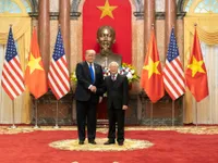 Chủ tịch Nguyễn Phú Trọng, Tổng thống Donald Trump chúc mừng 25 năm quan hệ Việt - Mỹ