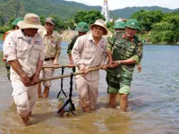 Hủy nổ an toàn quả bom 227kg còn nguyên kíp nổ