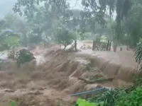 Tropical storm Higos brings flash floods to Northern Thailand
