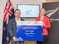 A logo of silver fern and lotus symbolise Việt Nam – New Zealand’s 45 years of partnership