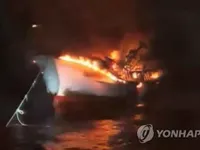 Five Vietnamese missing in fishing boat fire off Jeju Island