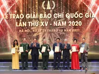 Danh sách các tác phẩm xuất sắc đoạt Giải Báo chí Quốc gia năm 2020