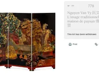 Sàn đấu giá Sotheby"s gỡ tranh nhái của cố hoạ sĩ Nguyễn Văn Tỵ