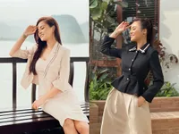 Thu Quỳnh v&agrave; b&iacute; quyết chụp ảnh đẹp với g&oacute;c nghi&ecirc;ng thần th&aacute;nh