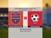 VIDEO Highlights: Becamex Bình Dương 0-1 CLB Hải Phòng (Vòng LS V.League 1-2021)