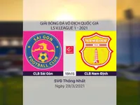 VIDEO Highlights: CLB Sài Gòn 0-3 CLB Nam Định (Vòng 6 LS V.League 1-2021)