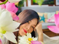 BTV Thời sự Hoàng Trang qua ống kính của con trai
