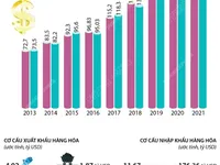 7 tháng năm 2021, tổng kim ngạch xuất nhập khẩu vượt 373 tỷ USD