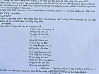 Sóng của nhà thơ Xuân Quỳnh vào đề thi Ngữ văn kỳ thi tốt nghiệp THPT 2021