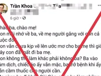 Xử phạt 2 chủ tài khoản facebook chia sẻ tin giả &apos;bác sĩ nhường máy thở của bố mẹ cứu sản phụ&apos;