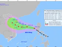 Bão Côn Sơn đã đi vào Biển Đông, trở thành cơn bão số 5