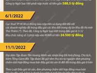 [INFOGRAPHIC] Nhìn lại vụ việc Tân Hoàng Minh bỏ cọc khu đất được đấu giá tại Khu đô thị mới Thủ Thiêm