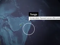 Núi lửa ngầm phun trào, Tonga cảnh báo sóng thần