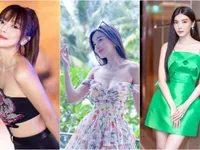 Loạt ảnh Cao Thái Hà sành điệu khác hẳn vẻ gái quê trong 'Mẹ rơm'