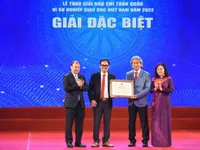 VTV wins special award at the National Press Awards for the cause of Vietnam Education 2022